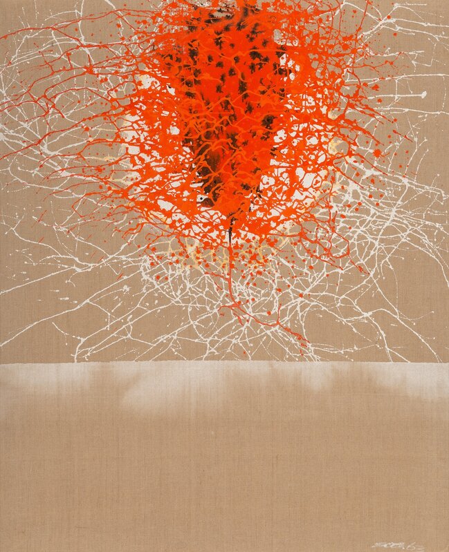 Patrick Scott, ‘Moon Device Red’, 1963, Painting, Oil on linen, Heritage Auctions