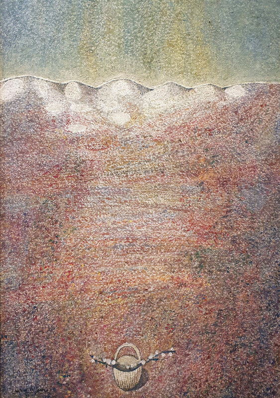 Cristino de Vera, ‘Campos y flores’, 1981, Painting, Oil on canvas, Galería Artizar