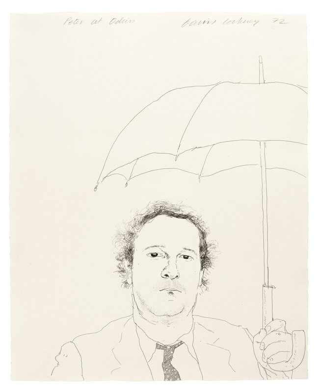 David Hockney, ‘The Restaurateur’, 1972, Print, Etching, Lyndsey Ingram
