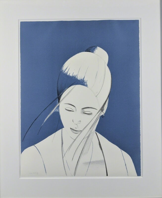 Alex Katz, ‘Pamela (Blue)’, 1976, Print, Lithograph, Capsule Gallery Auction