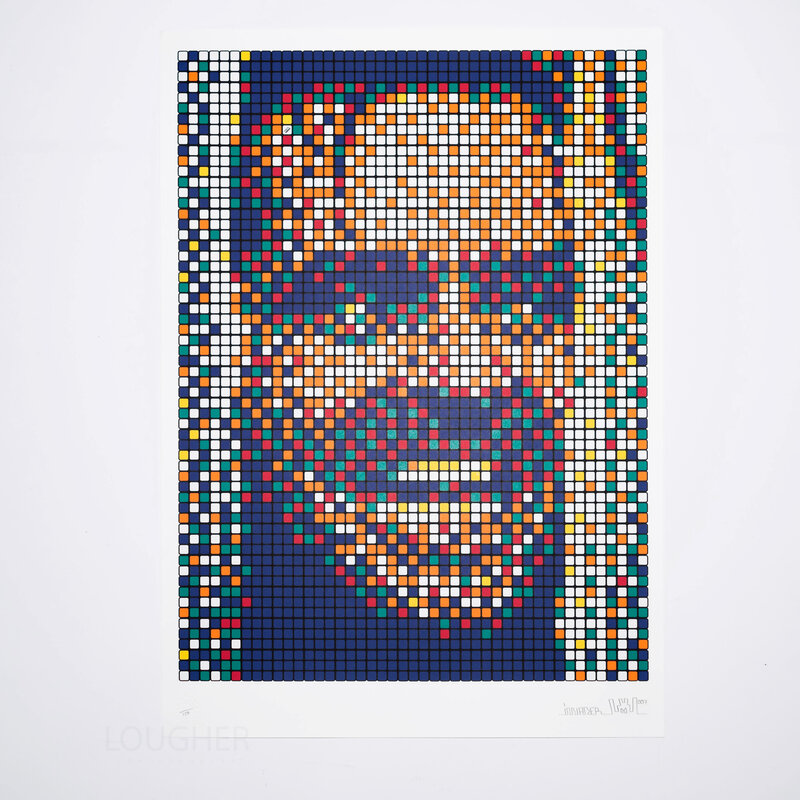Invader, ‘Rubik Kubrick II - The Shining (Jack)’, 2007, Print, Screenprint in colours on white wove paper, Lougher Contemporary