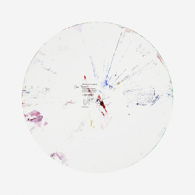 Damien Hirst, ‘Circle Spin Painting’, 2009, Drawing, Collage or other Work on Paper, Acrylic on paper, Rago/Wright/LAMA