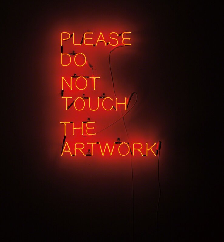 Jeppe Hein, ‘Please Do Not Touch’, 2009, Installation, Neon tubes and transformer, Phillips