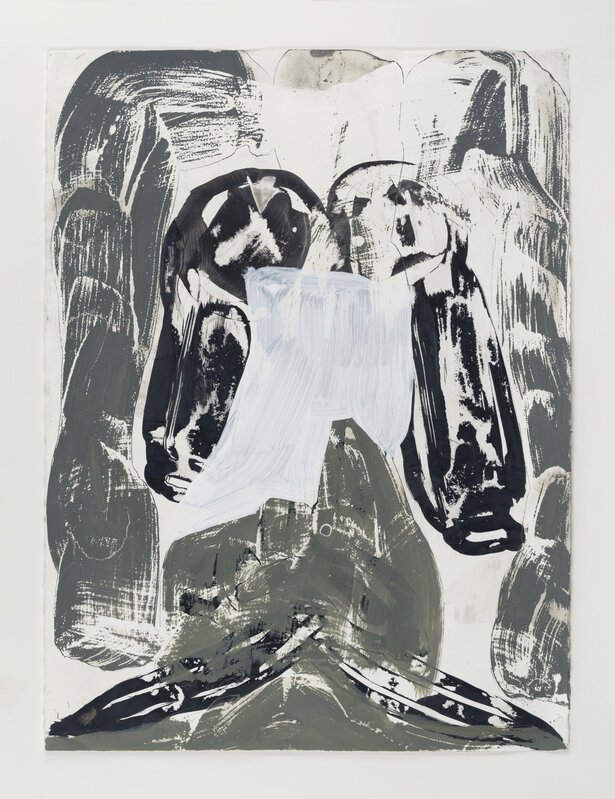 Amy Sillman, ‘Untitled’, 2017, Drawing, Collage or other Work on Paper, Ink and acrylic on paper, Light Industry Benefit Auction