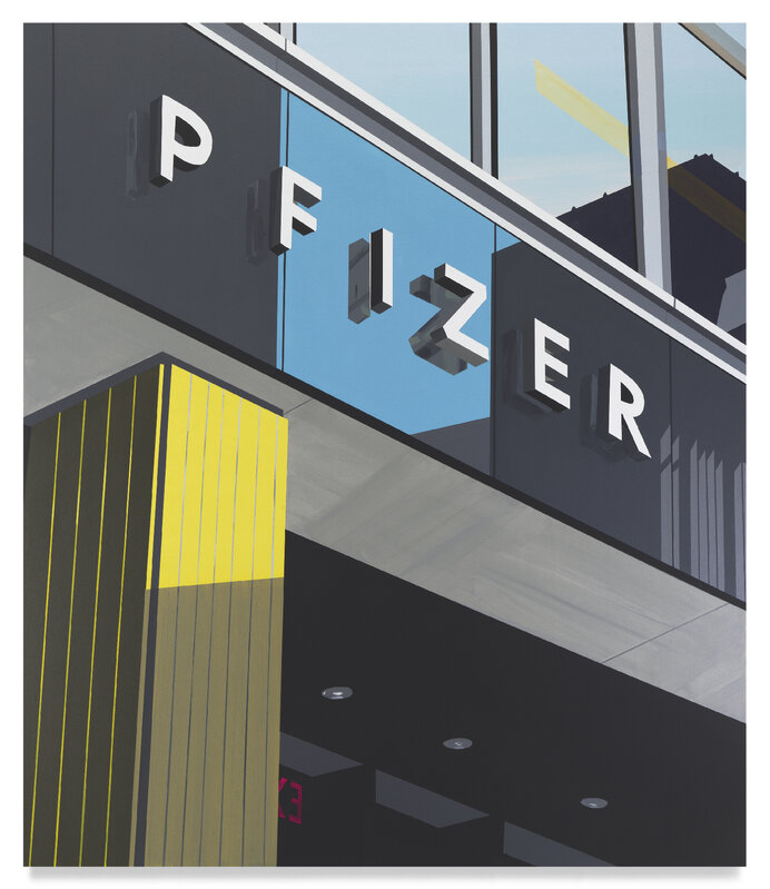 Brian Alfred, ‘Pfizer’, 2021, Painting, Acrylic on canvas, Miles McEnery Gallery