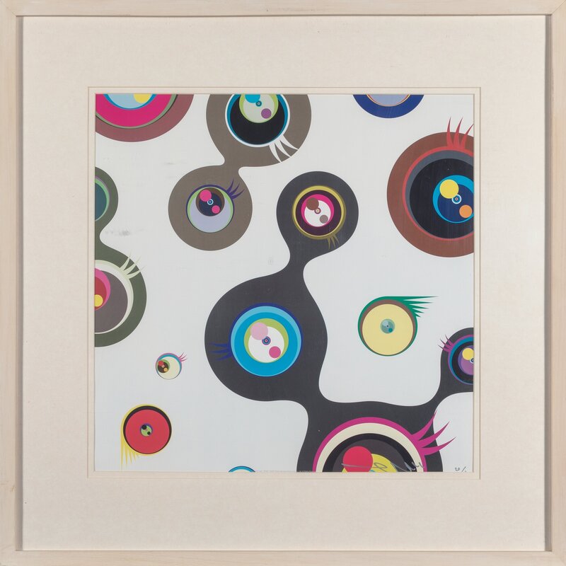 Takashi Murakami, ‘Jellyfish Eyes - White 2’, 2006, Print, Offset lithograph in colors on satin wove paper, Heritage Auctions