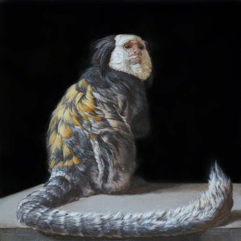 Patricia Traub, ‘He Carries the Wild Gene’, 2016, Painting, Oil on Panel, Gallery Henoch