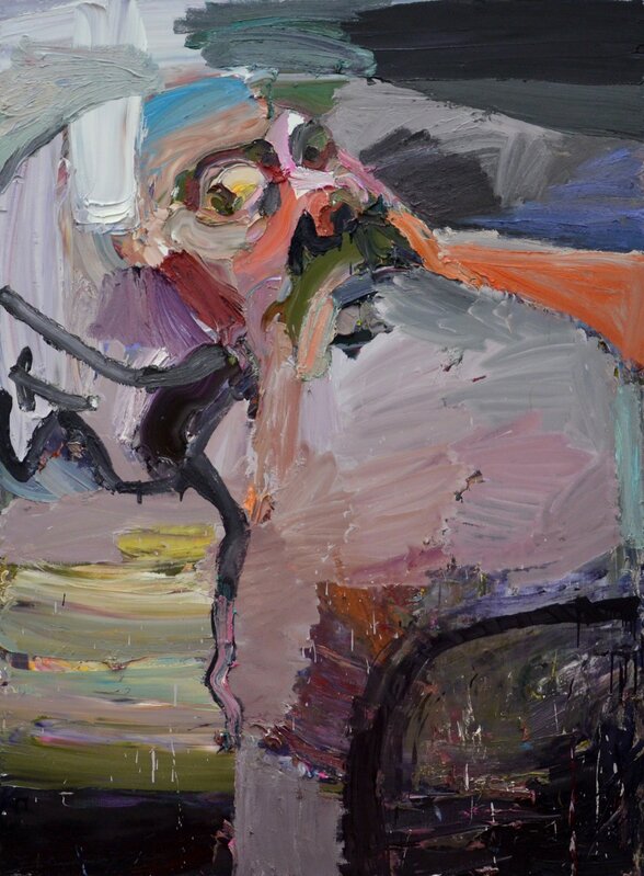 Ben Quilty, ‘Self portrait, cloaked’, 2015, Painting, Oil on linen, Jan Murphy Gallery