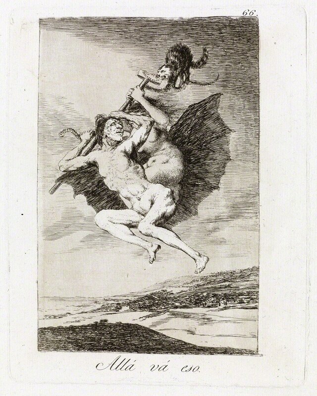 Francisco de Goya, ‘Alla Va Eso’, ca. 1799, Print, Etching and aquatint, Childs Gallery