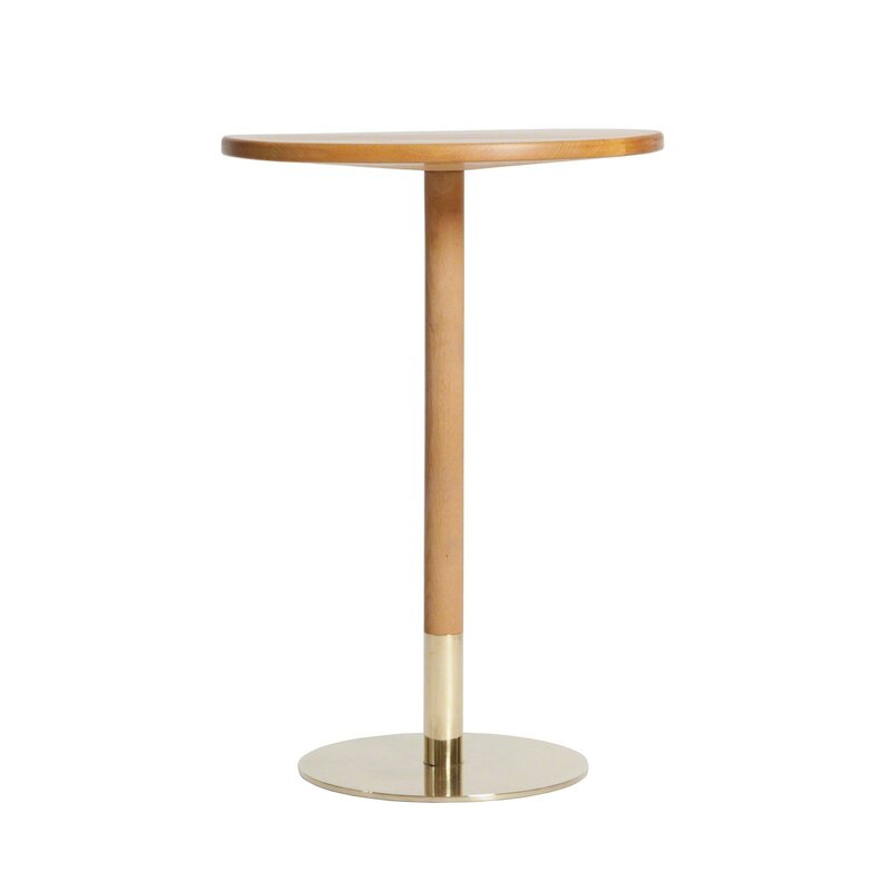 Vilhelm Wohlert, ‘Pair of side tables’, 1966, Design/Decorative Art, Elm and brass, Dansk Møbelkunst Gallery