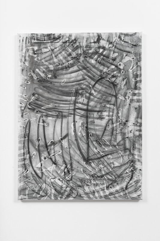 Magnus Vatvedt, ‘Dust #9’, 2012-2017, Painting, Sequoia redwood charcoa self-collected after local forest fires caused by lightning storms, water, primed cotton canvas, fixative wooden stretcher, QB Gallery