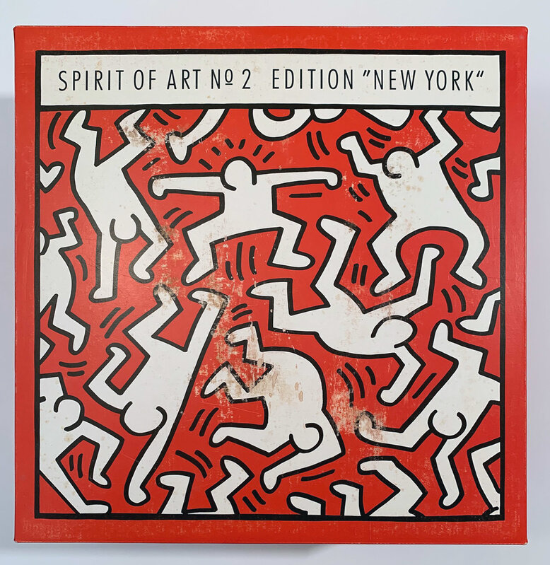 Keith Haring, ‘No 2 Spirit of Art, New York TribeCa’, 1992, Sculpture, Limited Edition Ceramic Box created by Villeroy and Boch from the artists design, David Lawrence Gallery
