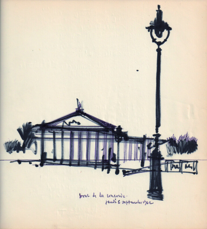 Lucien De Roeck, ‘Paris’, 1962, Drawing, Collage or other Work on Paper, Musée d'Ixelles