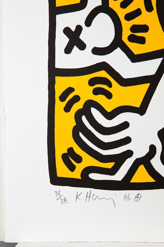 Keith Haring, ‘Untitled’, 1986, Print, Lithograph in colors on Wove BFK Rives Paper, Fine Art Mia