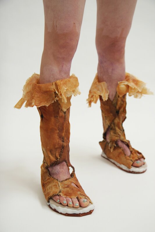 Chun-San (Sandie) Yi, ‘Dermis Leather Footwear’, 2011, Print, Digital chromogenic print, Cantor Fitzgerald Gallery, Haverford College