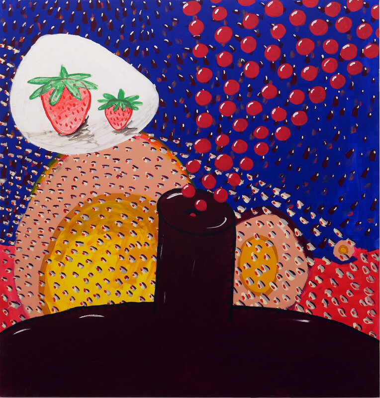 Elad Rosen, ‘The Dream of Father Strawberry and His Son’, 2015, Painting, Acrylic on canvas, Rosenfeld Gallery