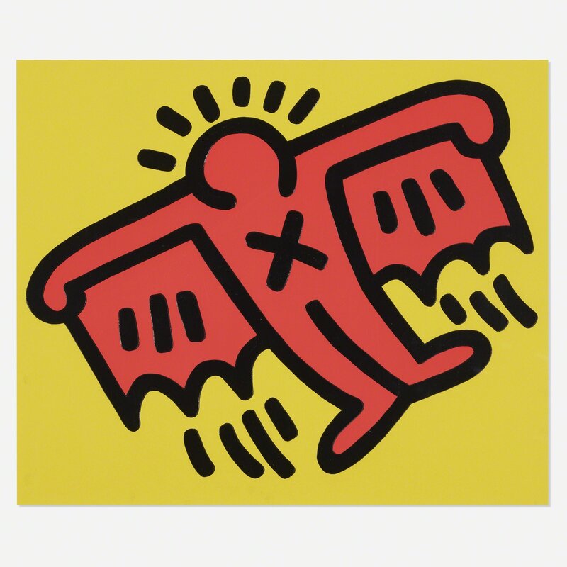 Keith Haring, ‘Plate 3 (from Icons portfolio)’, 1990, Print, Screenprint with embossing on Arches cover, Rago/Wright/LAMA