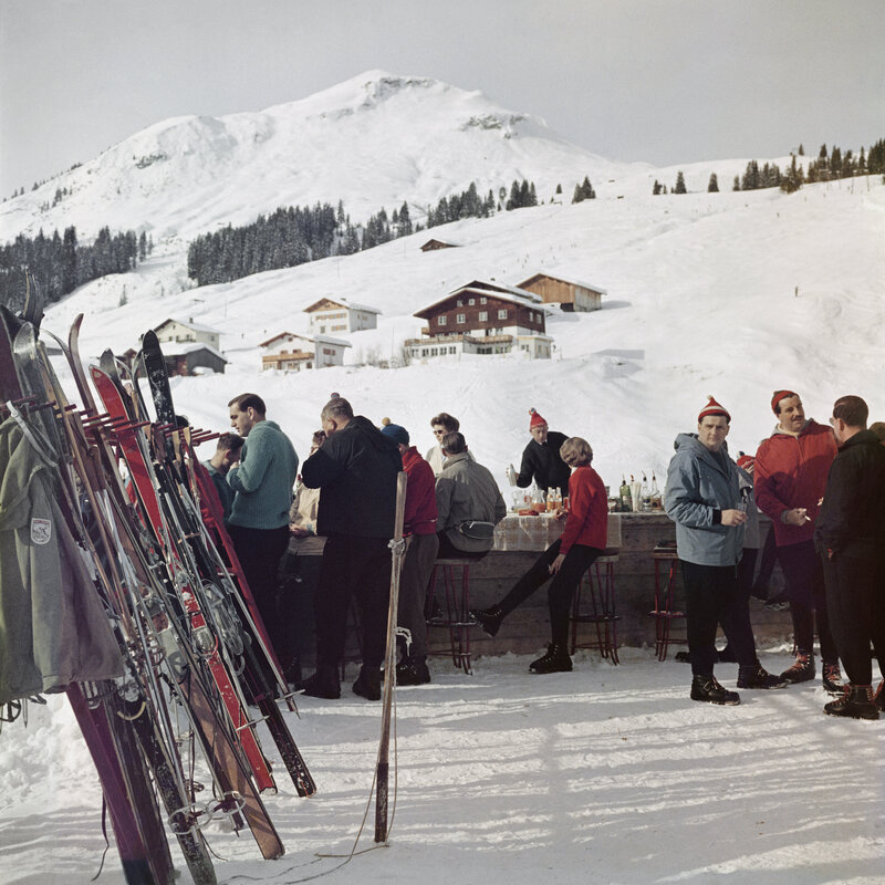 Slim Aarons, ‘Lech Ice Bar’, 1960, Photography, C print, IFAC Arts