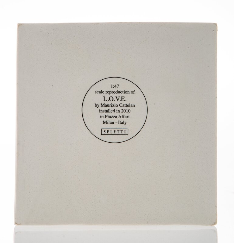 Maurizio Cattelan, ‘L.O.V.E. - Snowball’, 2015, Ephemera or Merchandise, Resin, glass, and concrete, Heritage Auctions
