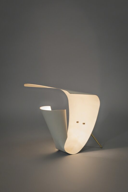 Michel Buffet, ‘Lamp B201’, 1952, Design/Decorative Art, Lacquered metal and polished brass, Galerie Pascal Cuisinier