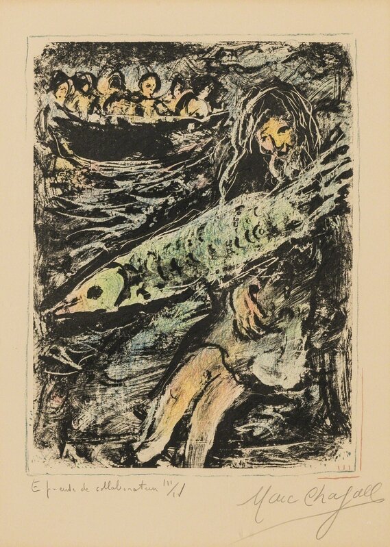 Marc Chagall, ‘Jonas II (Mourlot 660)’, 1972, Books and Portfolios, Lithograph printed in colours, Forum Auctions