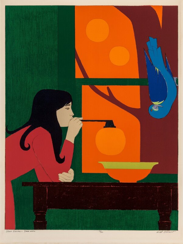 Will Barnet, ‘Silent Season-Summer’, 1974, Print, Lithograph in colors on paper, Heritage Auctions