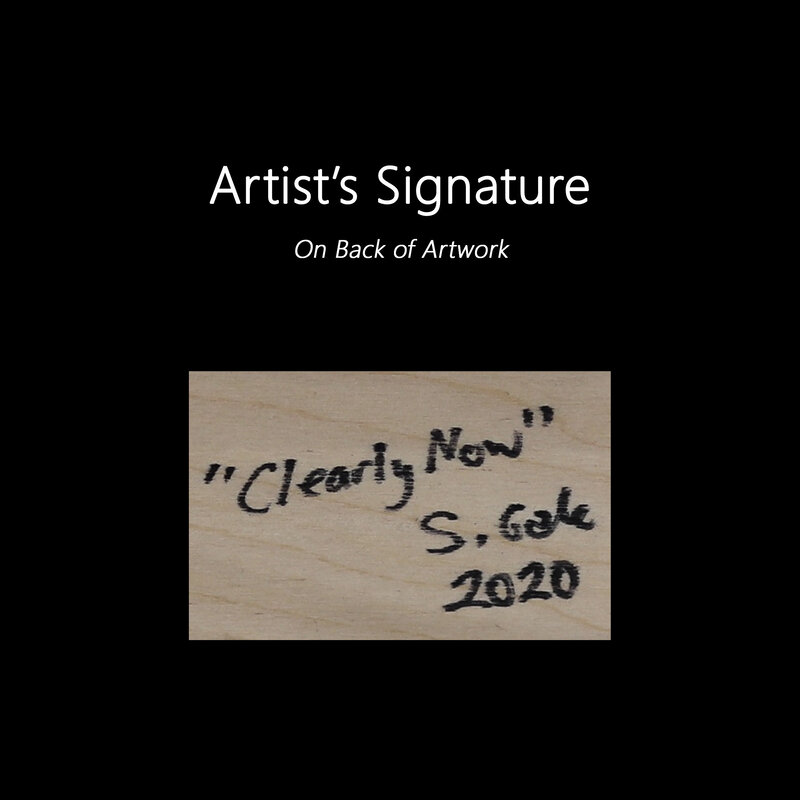 Susan Gale, ‘Clearly Now’, 2020, Painting, Acrylic on Wood Panel, Artspace Warehouse