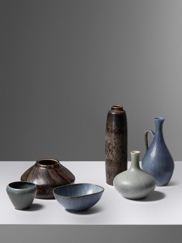 Carl-Harry Stålhane, ‘Collection of Six VesselsRorstrand, Sweden’, Design/Decorative Art, Glazed stoneware, Freeman's | Hindman