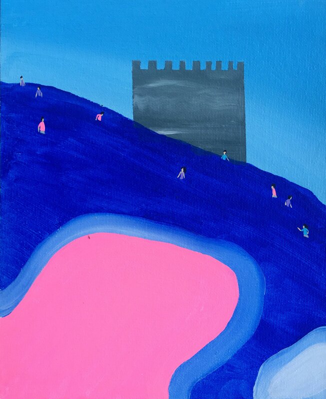 Keith Garcia, ‘Swim Found Us’, 2018, Painting, Acrylic on panel, Deep Space Gallery