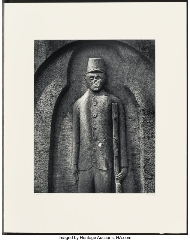 Jerry Uelsmann, ‘Monument to War’, 1959, Photography, Gelatin silver, Heritage Auctions