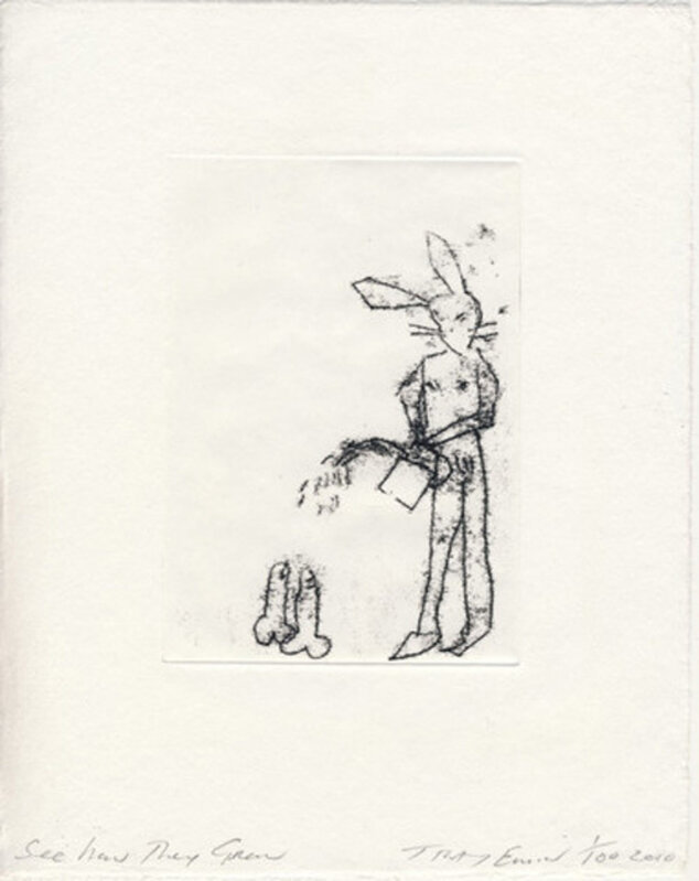 Tracey Emin, ‘"SEE HOW THEY GROW"’, 2010, Print, Medium Photo gravure on Japanese Hodomura 92gm paper, Arts Limited