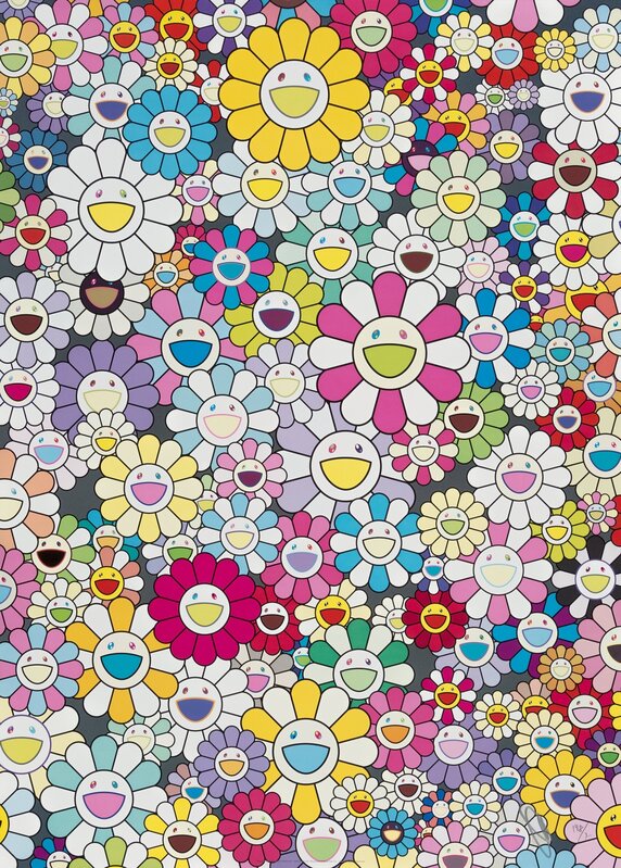 Takashi Murakami, ‘Shangri-La Shangri-La Multicolor’, 2013, Print, Offset lithograph in colors on wove paper, Heritage Auctions