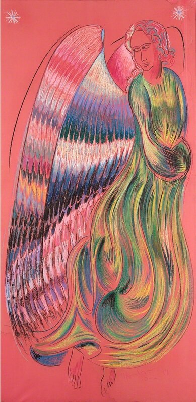 Aldo Mondino, ‘Untitled’, Pastel on paper, Finarte