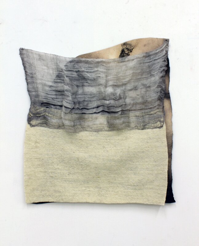 Martha Tuttle, ‘Clear Sound (6)’, 2016, Mixed Media, Wool, paper, silk, steel, iron, hematite, logwood, and clay, Tilton Gallery