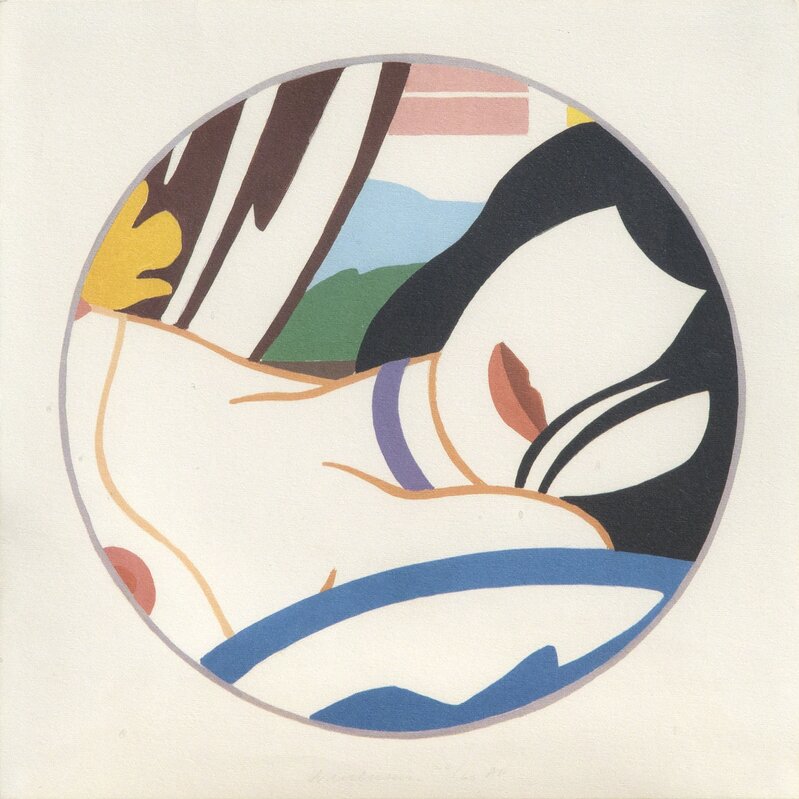 Tom Wesselmann, ‘Vivienne’, 1986, Print, Lithograph in colors on texture paper, Heather James Fine Art Gallery Auction
