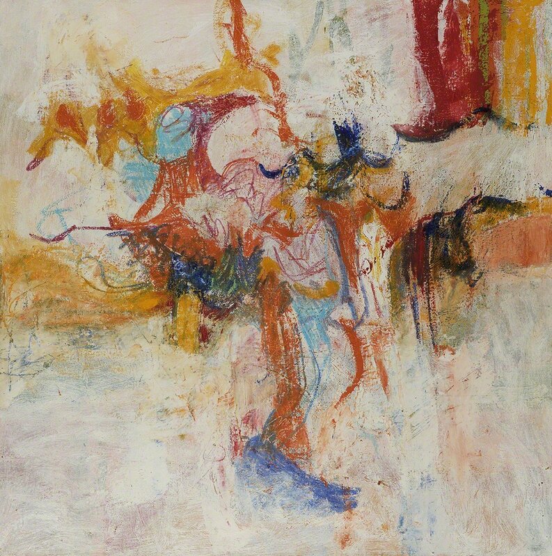 Charlotte Park, ‘Untitled ’, ca. 1959, Painting, Oil and oil crayon on canvas, Berry Campbell Gallery
