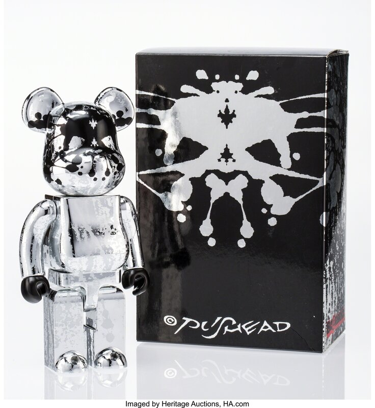 BE@RBRICK X Pushead, ‘Pushead Silver Anniversary 400%’, 2005, Other, Painted cast resin, Heritage Auctions