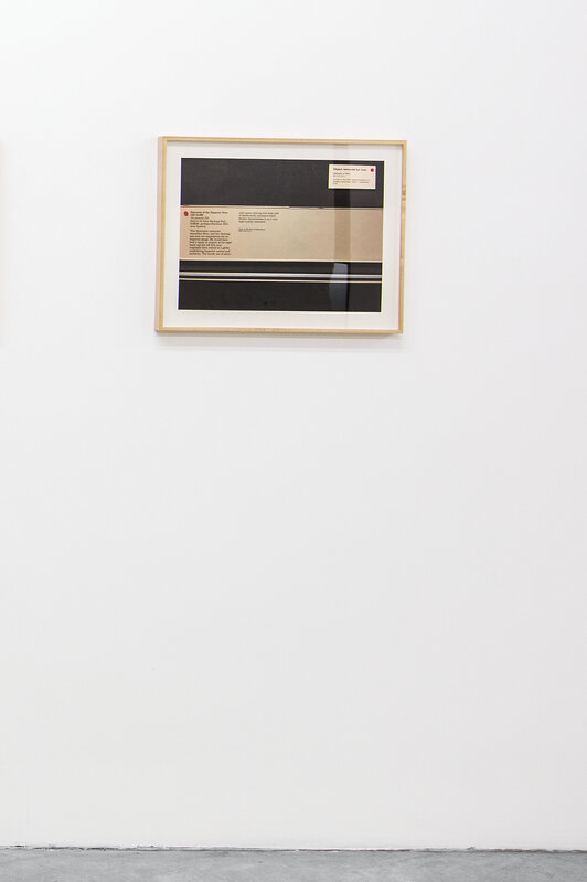 Ignasi Aballí, ‘Something is Missing VII’, 2016, Photography, Digital print on Hahnemühle paper, Galerie Nordenhake