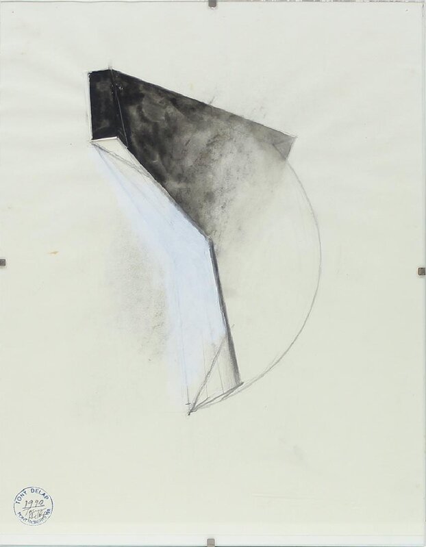 Tony Delap, ‘Point Roberts’, 1990, Drawing, Collage or other Work on Paper, Ink and Charcoal Drawing on Paper, Peter Blake Gallery