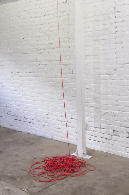 Margaret Griffith, ‘Red Line’, 2019, Sculpture, Handcut paper and ink, Open Mind Art Space