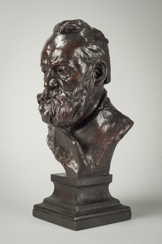 Auguste Rodin, ‘Buste de Victor Hugo (Bust of Victor Hugo)’, Conceived circa 1885, this cast executed by François Rudier in May, June 1897., Sculpture, Bronze with brown patina, Bowman Sculpture