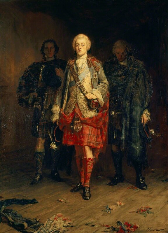 John Pettie, ‘Bonnie Prince Charlie Entering the Ballroom at Holyroodhouse’, ca. 1892, Painting, Royal Collection Trust
