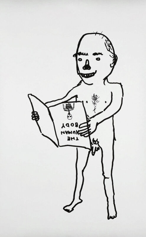 David Shrigley, ‘The Human Body’, 1999, Print, Screen print on 270gsm white mouldmade paper, Tate Ward Auctions