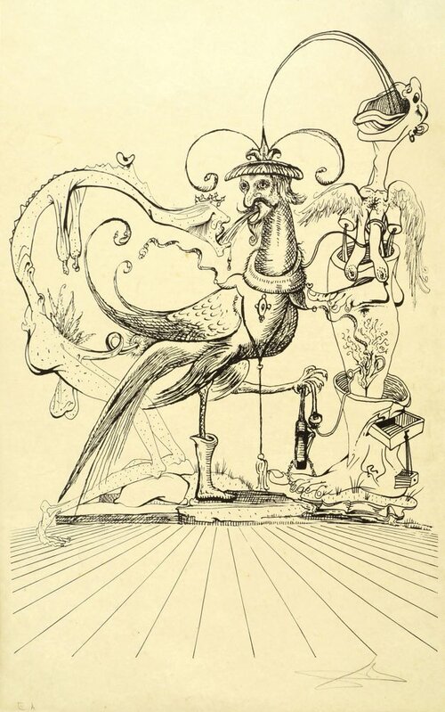 Salvador Dalí, ‘Les Songes drolatiques de Pantagruel’, 1973, Print, Lithograph on Japan paper, Roseberys