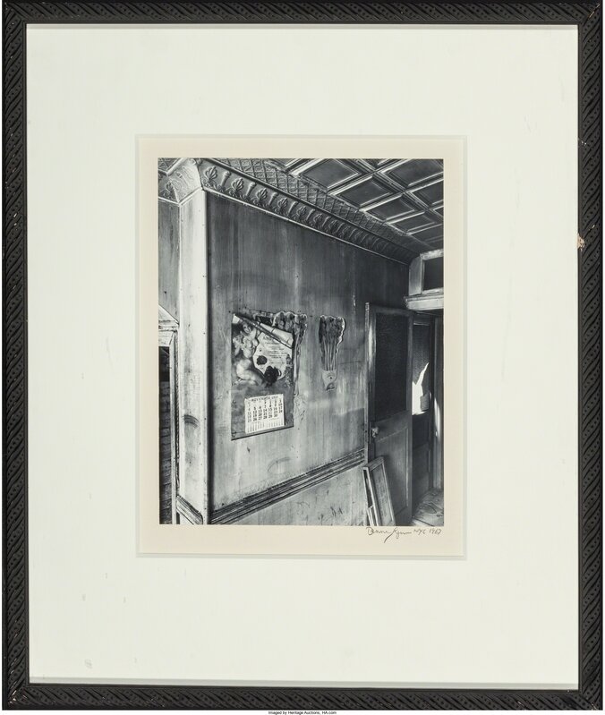 Danny Lyon, ‘Abandoned Room, NYC’, 1967, Photography, Gelatin silver, Heritage Auctions