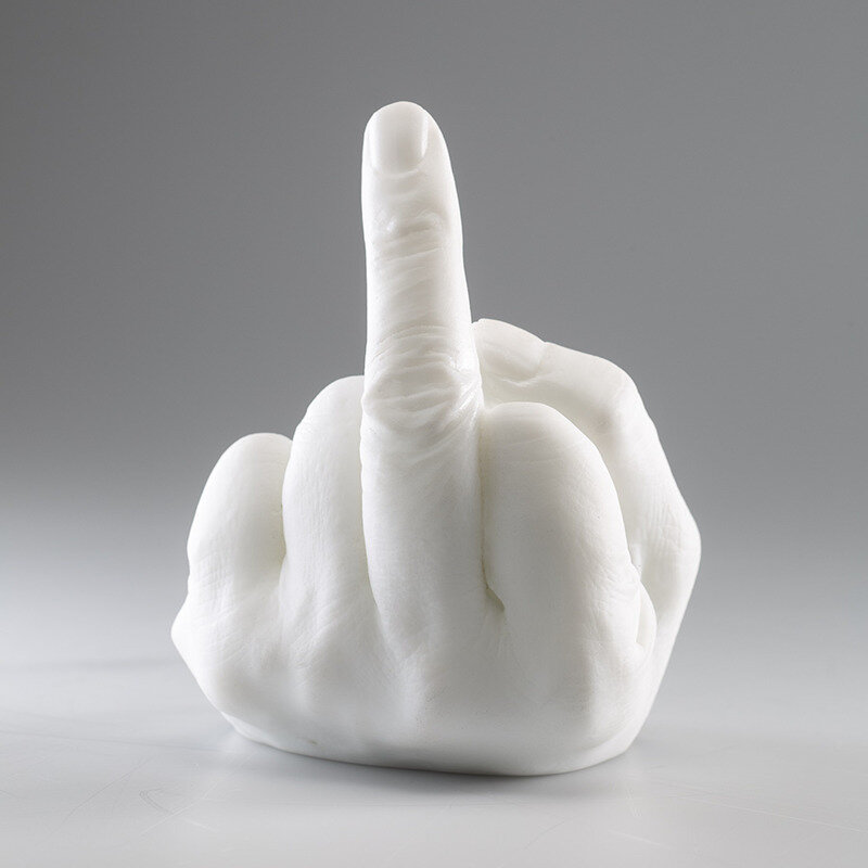 Ai Weiwei, ‘Study of Perspective (opaline white)’, 2018-2019, Ephemera or Merchandise, Cast Murano glass multiple, Artsy x Forum Auctions