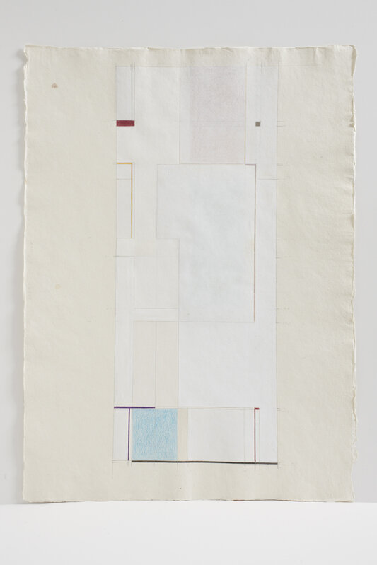 Joan Waltemath, ‘sub/sum’, 2008, Drawing, Collage or other Work on Paper, Pencil, gouache, egg tempera, casein, colored pencil and oil pastels on 320 gsm. Khadi paper, C. Grimaldis Gallery