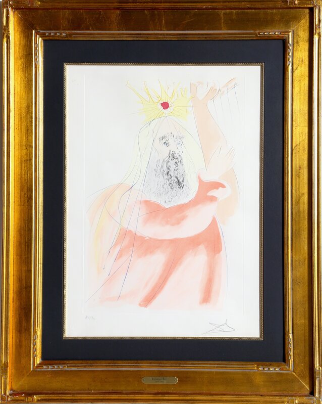 Salvador Dalí, ‘King David’, 1975, Print, Intaglio Etching and Color Pochoir on Arches Paper, RoGallery