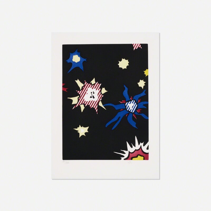 Roy Lichtenstein, ‘Illustration for "Hum Bum!" (from La Nouvelle Chute de l'Amerique)’, 1992, Print, Etching and aquatint on 250-gram Velin d'Arches paper, Rago/Wright/LAMA