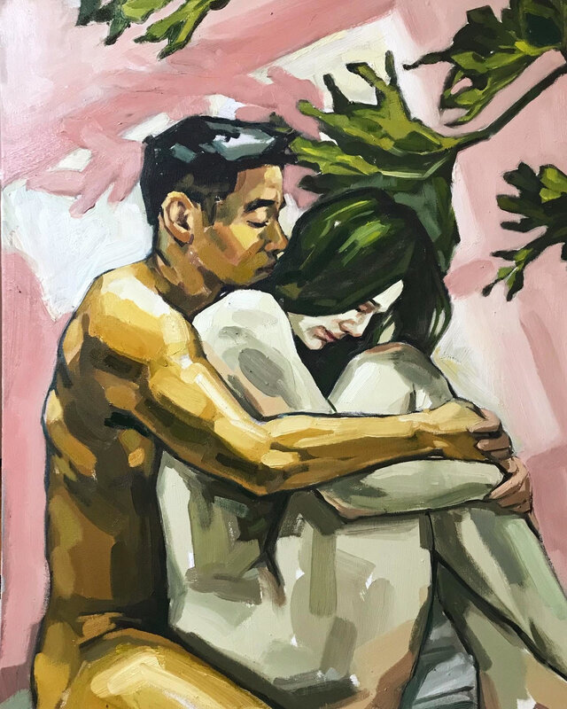 Elly Smallwood, ‘Hold Her’, 2020, Painting, Oil on Canvas, Axis Art Gallery